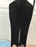 逸陽(yáng)微喇叭褲女2025年秋顯瘦彈力垂感休閑通勤西褲小個(gè)子 黑色 31 曬單實(shí)拍圖