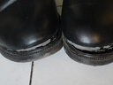 2025秋冬新款粗跟短靴女平底中筒靴厚底時(shí)尚百搭加絨休閑馬丁靴女 黑色單里 41 曬單實(shí)拍圖