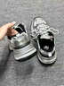 卡帕卡帕女鞋百搭老爹鞋女2025秋冬新款軟底休閑鞋厚底增高運動(dòng)鞋子女 銀色/黑色 38 曬單實(shí)拍圖