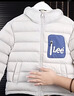 Lee冬季兒童羽絨服防水運動(dòng)男女童戶(hù)外防風(fēng)防水連帽鴨絨童裝上衣 貝殼灰 150 （充絨量81） 曬單實(shí)拍圖