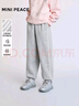 MiniPeace太平鳥(niǎo)童裝冬新女童針織長(cháng)褲FBGHF4544 靜謐灰 160 曬單實(shí)拍圖