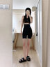 婷美收腹褲強力收小肚子女士高腰塑身提臀褲產(chǎn)后塑形束腰無(wú)痕內褲 黑L 曬單實(shí)拍圖