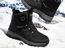回力雪地靴男鞋保暖登山加絨加厚大碼高幫東北大棉鞋 1902 黑色 42 曬單實(shí)拍圖
