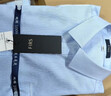 杉杉【DP免燙】長(cháng)袖襯衫男士藍色秋季商務(wù)休閑純棉襯衣 藍色小格 41  曬單實(shí)拍圖