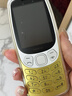 諾基亞（NOKIA）3210 4G 移動(dòng)聯(lián)通電信廣電全網(wǎng)通 2.4英寸雙卡雙待 直板按鍵學(xué)生功能機備用手機 金色 曬單實(shí)拍圖