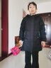 爆款冬季新款棉服女中長(cháng)款2025韓版修身棉衣加厚保暖百搭女裝外套 黑色 M 適合89-105斤 曬單實(shí)拍圖