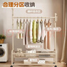 全品屋衣架落地立式衣帽架掛衣架臥室專(zhuān)用晾衣架掛衣服高級置物架單80 曬單實(shí)拍圖