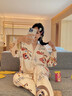 歐詩(shī)帛2026新款春秋季天長(cháng)袖睡衣女帶胸墊大碼可愛(ài)長(cháng)褲套裝可外穿家居服 81136 【帶胸墊】 L 建議體重100-120斤 曬單實(shí)拍圖