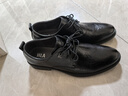 海瀾之家（HLA）皮鞋男士商務(wù)休閑高級感正裝系帶德比婚鞋HAAPXM3EBH111 黑色42 曬單實(shí)拍圖