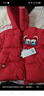巴拉巴拉童裝兒童羽絨服男童女童2025新款春裝拜年服紅色國風(fēng)寶寶外套加厚 曬單實(shí)拍圖