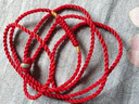 寶夏悅2026馬年本命年情侶紅腰繩腰帶金剛結紅繩腰鏈男女款 細款 2mm 統號3尺2 單條價(jià) 曬單實(shí)拍圖