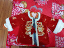 旗鉑漢服女童冬拜年服2026新款兒童明制馬面裙國風(fēng)套裝 小財神 130 曬單實(shí)拍圖