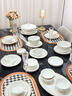 景德鎮碗碟套裝高檔碗盤(pán)家用喬遷送禮輕奢簡(jiǎn)約瓷器餐具整套禮盒 【56件10人套裝】禮盒裝 曬單實(shí)拍圖