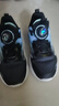 德?tīng)柣萃?025春秋新款網(wǎng)面透氣兒童運動(dòng)鞋軟底防滑中大童輕跑鞋 LJH9939/黑白紫 35 碼【標準尺碼】 曬單實(shí)拍圖
