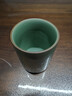 星月陽(yáng)青瓷水杯 陶瓷杯子250ml六色直口待客茶杯 冰裂紋牛奶咖啡杯 哥窯梅子青 曬單實(shí)拍圖