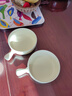 川島屋（KAWASIMAYA）川島屋陶瓷手柄碗家用新款烤碗泡面碗水果沙拉早餐燕麥酸奶碗 ins風(fēng)把手碗(奶白) 曬單實(shí)拍圖