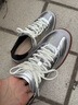 愛(ài)步（ECCO）板鞋女 26年新款早春時(shí)尚百搭牛皮輕盈德訓休閑鞋 柔酷11號235803 水泥灰/銀色/黑色23580361575 37 曬單實(shí)拍圖