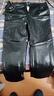 凱撒（KAISER）高端頭層綿羊皮真皮皮褲男士冬季加絨加厚防風(fēng)防水保暖寬松皮棉褲 黑色 33 曬單實(shí)拍圖
