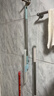 列文虎克全新硅膠魔術(shù)掃把地刮地板清理掃帚180°可旋轉浴室衛生間刮水器 伸縮桿+35cm透明硅膠一條 曬單實(shí)拍圖