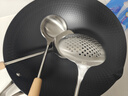 京東京造 鉆石紋鈦炒鍋 鐵鍋不粘炒菜電磁爐燃氣灶【健康無(wú)涂層】32cm 曬單實(shí)拍圖