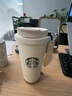 星巴克（Starbucks）杯子大容量保溫杯吸管杯水杯咖啡杯隨行杯節日禮物居家辦公伴手禮 白金女神+袋子 曬單實(shí)拍圖