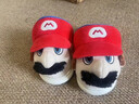 粵草超級瑪麗馬里奧男士棉拖鞋居家外穿2025秋冬新款加厚毛絨保暖棉鞋 紅色【超級瑪麗-馬里奧】包頭防撞 36-37 【偏小一碼】 曬單實(shí)拍圖