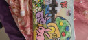俞氏兴（YUSHIXING）沙画套装儿童彩色沙纸手工制作创意DIY宝宝砂画玩具开学季礼物 特大号27.4*20.3cm 彩色沙画4张 实拍图