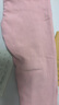 ASK JUNIOR女童褲子2024秋冬兒童縫線(xiàn)拼接長(cháng)褲休閑工裝褲 粉色 120  曬單實(shí)拍圖