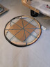 悅安松韻餐桌轉盤(pán)家用鋼化玻璃酒店旋轉實(shí)木飯桌大圓形盤(pán)臺面圓桌轉盤(pán)米柚 輔助輪轉盤(pán)(110厘米)標準版 曬單實(shí)拍圖