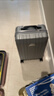 新秀麗（Samsonite）行李箱20英寸+28英寸拉桿箱子母套裝箱旅行密碼箱N(xiāo)X0銀色 曬單實(shí)拍圖