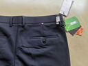 杉杉（FIRS）高彈力牛奶絲男褲秋冬加厚男士商務(wù)休閑褲西褲 藏青 34  曬單實(shí)拍圖