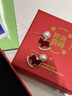 瑞泓祥999純銀耳針紅絲絨馬珍珠耳釘新年本命年耳環(huán)輕奢高級感氣質(zhì)耳飾 【999純銀耳針】珍珠紅絲絨小飛馬耳釘 曬單實(shí)拍圖