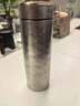 希諾（heenoor）保溫杯鈦杯高檔商務(wù)車(chē)載水杯男過(guò)濾泡茶杯子X(jué)N-T312沁雪銀 450mL 曬單實(shí)拍圖