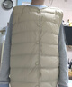 雅鹿新款兒童羽絨馬甲男童女童寶寶羽絨背心小學(xué)生輕薄羽絨服內膽內穿 卡其色 150 曬單實(shí)拍圖