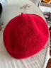 玖慕（JIUMU）純羊毛貝雷帽秋冬季保暖毛呢畫(huà)家帽日系英倫復古經(jīng)典百搭帽子女 曬單實(shí)拍圖