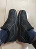 紅蜻蜓男鞋冬季加絨百搭懶人鞋舒適軟底一腳蹬輕便棉鞋WTD451321黑色40 曬單實(shí)拍圖