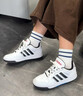 adidas ENTRAP美式校園風(fēng)運動(dòng)少年感復古籃球風(fēng)板鞋男女阿迪達斯   白色/黑色   43 曬單實(shí)拍圖