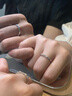 央創(chuàng  )時(shí)尚諾言情侶對戒足銀999表白新款純銀戒指男女一對生日禮物送女朋友 曬單實(shí)拍圖