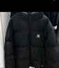 MLB羽絨服男女同款情侶款防潑水重磅短款羽絨服3ADJB2056-50BKS-M 曬單實(shí)拍圖