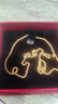 周六福黃金項鏈女款 簡(jiǎn)約麻繩金項鏈 計價(jià)AA053079 約9.13g 45cm 禮物 曬單實(shí)拍圖