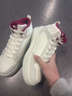 喬丹加絨高幫板鞋女鞋運動(dòng)鞋2025秋冬季新款皮面保暖棉鞋休閑鞋子女士 象牙白/月牙灰【加絨保暖】 38 曬單實(shí)拍圖