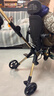 德拉瑪S1嬰兒推車(chē)遛娃神器360°旋轉雙向輕便型折疊溜娃車(chē)遛娃車(chē) S1黑耀金基礎版 曬單實(shí)拍圖