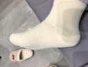 GIOIO日本進(jìn)口超厚羊毛襪子女冬季加厚加絨中筒襪睡眠保暖棉襪秋冬羊絨 【裝】奶白 3雙 均碼 (33-40) 曬單實(shí)拍圖