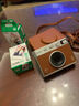 富士（FUJIFILM）instax mini Evo/wide EVO 立拍立得相機 mini EVO 棕色 套餐十五（標配+相機包+32G內存卡+40張相紙） 曬單實(shí)拍圖