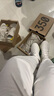 阿迪達斯Yeezy350雪媚娘秋冬童鞋椰子休閑鞋ID4815 35.5碼 曬單實(shí)拍圖