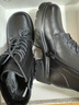 紅蜻蜓7孔馬丁靴女靴子女厚底增高加絨保暖朋克皮靴女WTC340571C黑色38 曬單實(shí)拍圖