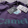 駱駝（CAMEL）戶(hù)外速干T恤透氣吸汗冰感原紗速干短袖1053 桑紫紅,男女同款 L  曬單實(shí)拍圖