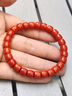 石玥珠寶收藏級涼山南紅瑪瑙手串直切桶珠本命年轉運珠手鏈男女士款禮物 曬單實(shí)拍圖