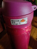 膳魔師（THERMOS）通用膳魔師保溫杯配件JNL500/501/502/352杯蓋兒童水杯壺彈跳蓋子 玫紅色 曬單實(shí)拍圖