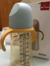吸管奶瓶6個(gè)月1-2-3歲以上寶寶直飲奶瓶嬰兒吸管杯喝奶重力球防漏 藍色 300ml +奶嘴+鴨嘴+吸嘴 曬單實(shí)拍圖